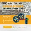 Cốt bánh xe cổng xếp thân cổng 11 cách thay Cốt trục bánh xe cổng xếp inox