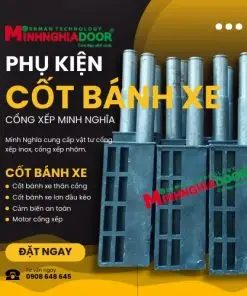 Cốt bánh xe cổng xếp