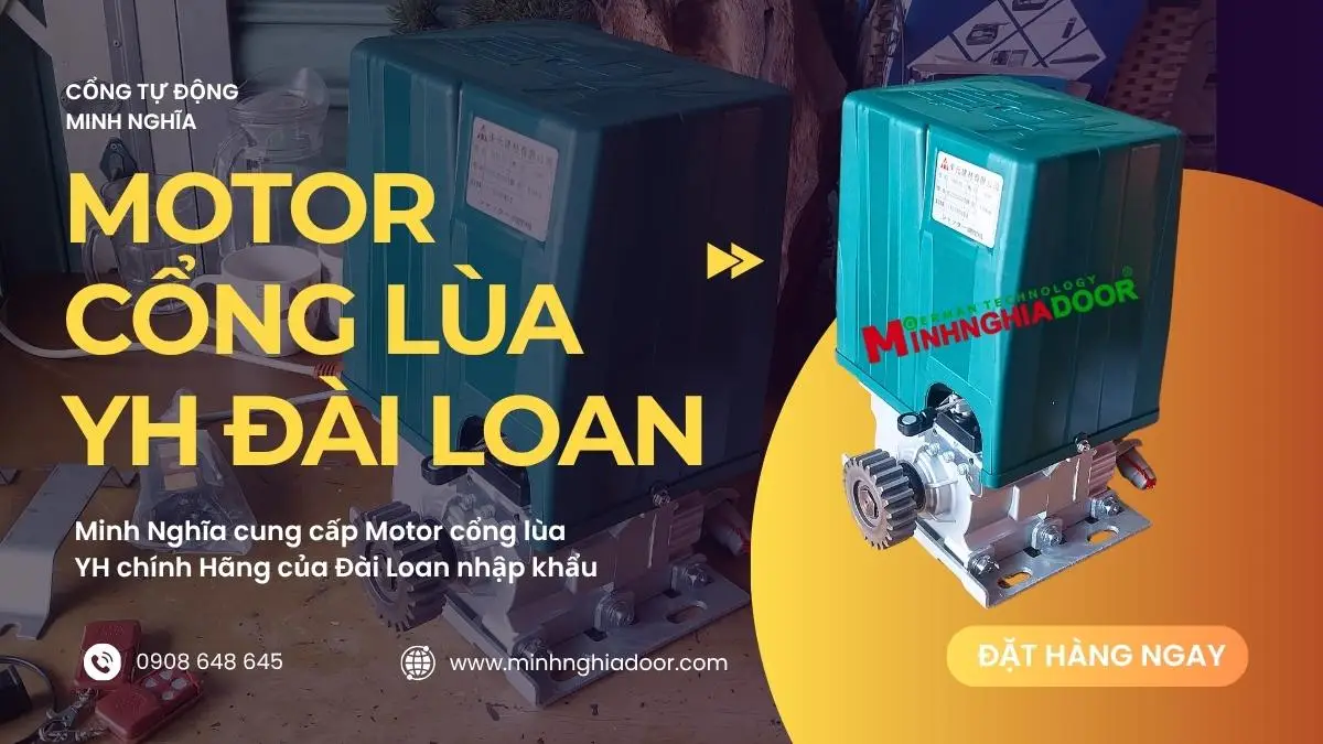 cổng trượt tự động Minh Nghĩa 