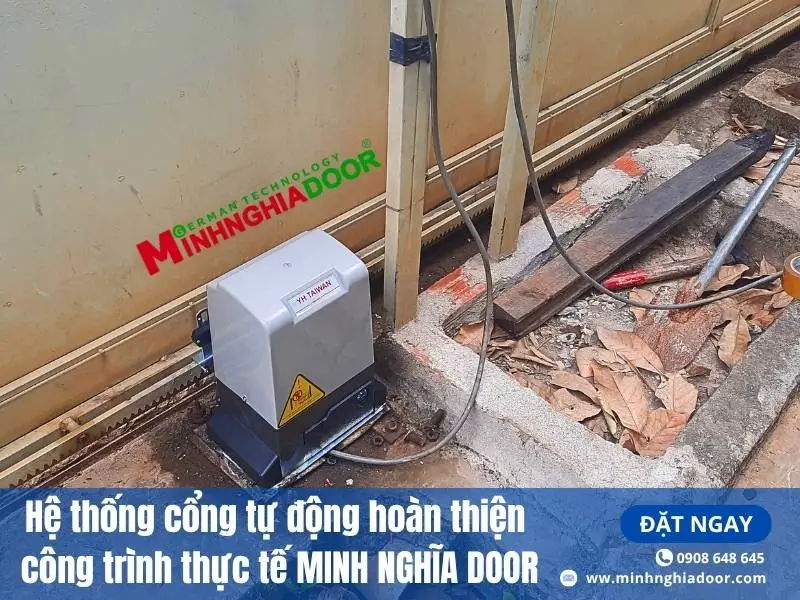 hệ thống cổng tự động hoàn thiện