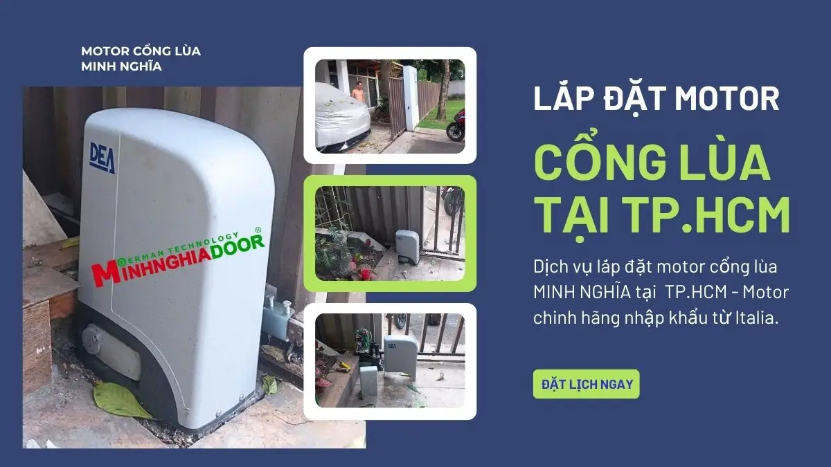 lắp đặt motor cổng lùa tại tphcm