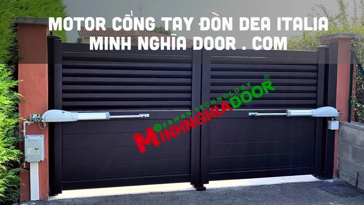 lắp đặt motor cổng tự động thức tế