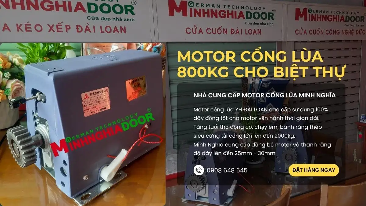 Motor cổng lùa 800kg