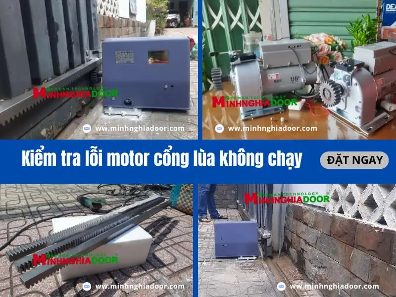 Motor cổng lùa không hoạt động