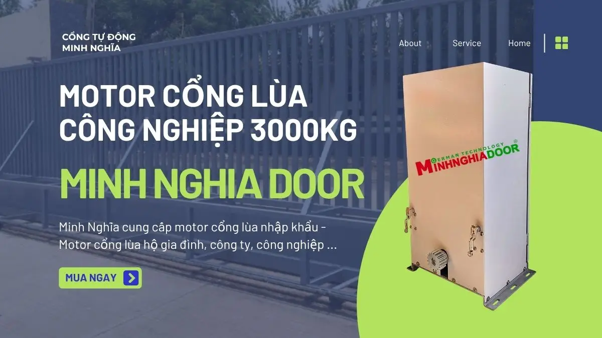 motor cổng lùa tải trọng lớn