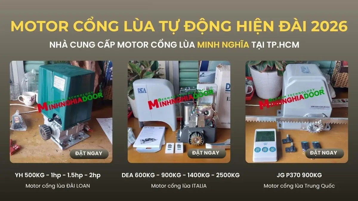 Motor cổng lùa tự động 2026