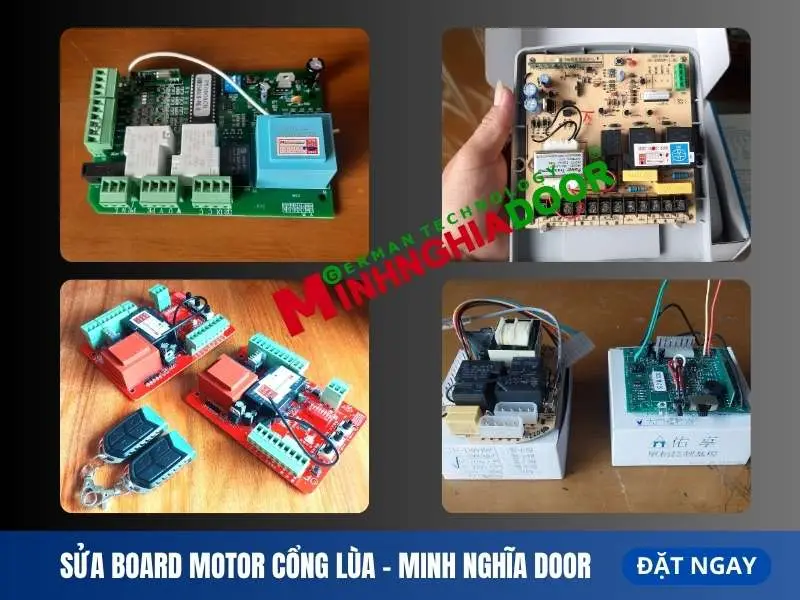 Sửa board điều khiển motor cổng lùa