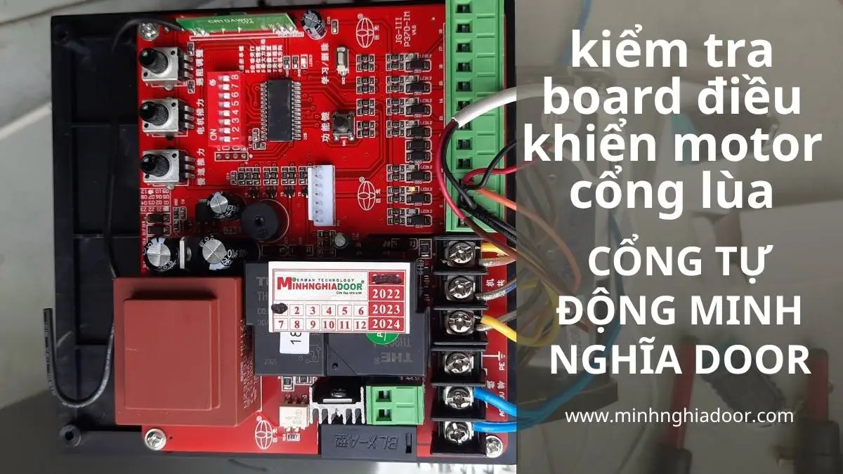 kiểm tra board motor cổng lùa kiểm tra board motor cổng lùa