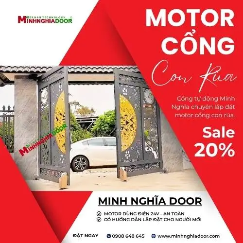 Motor cổng con rùa 11 báo giá motor cổng con rùa