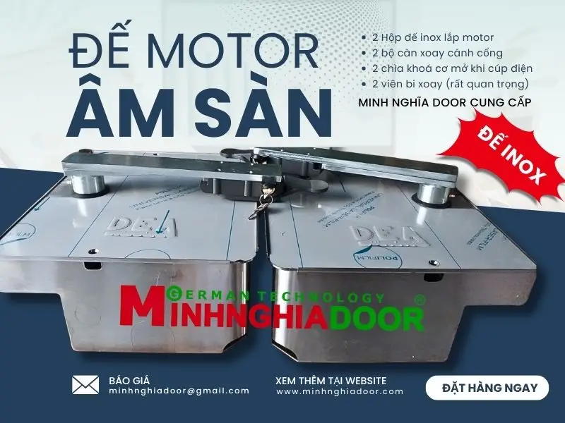 Hộp đế motor cổng âm sàn Hộp đế motor cổng âm sàn