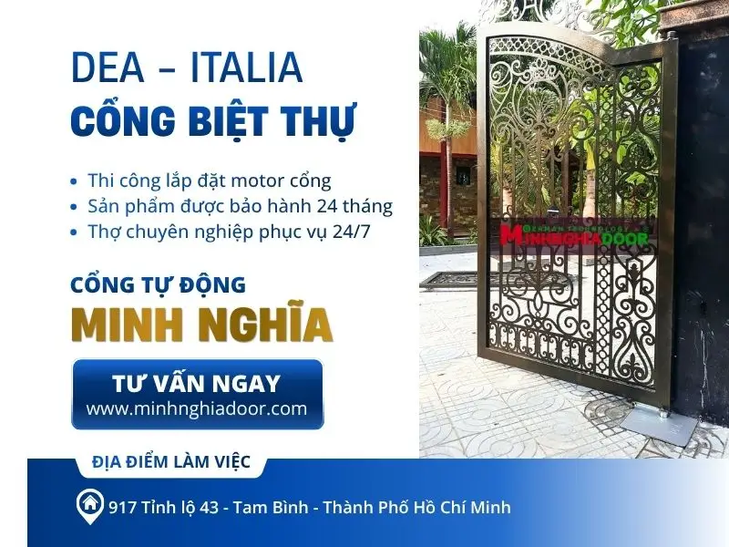 Lắp đặt motor cổng âm sàn Lắp đặt motor cổng âm sàn