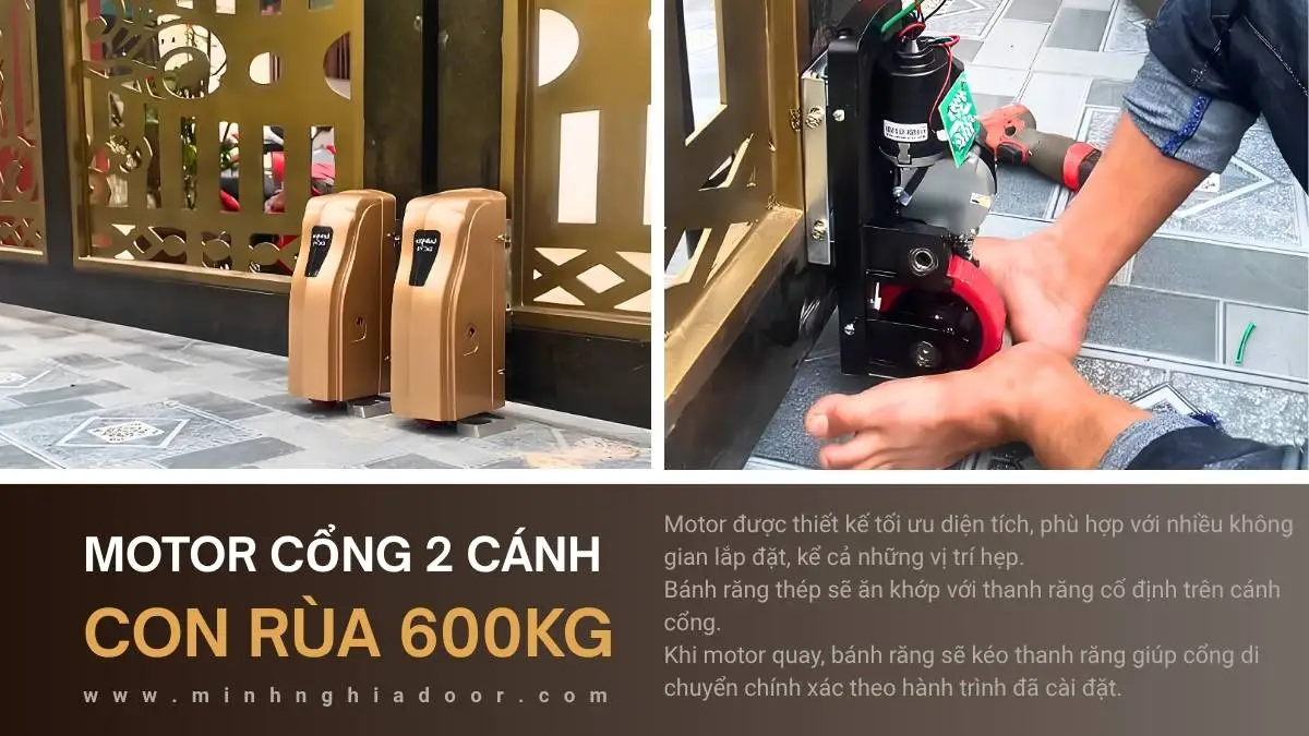 lắp đặt Motor cổng con rùa lắp đặt Motor cổng con rùa
