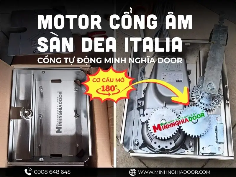 Minh Nghĩa Door – Lắp đặt motor cổng âm sàn Minh Nghĩa Door – Lắp đặt motor cổng âm sàn
