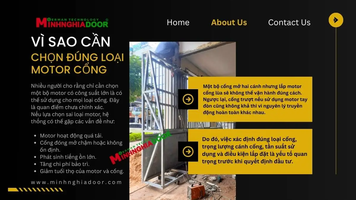 So sánh motor cổng tay đòn âm sàn lùa So sánh motor cổng tay đòn âm sàn lùa