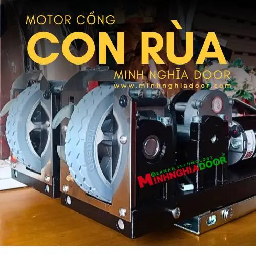 Motor cổng con rùa 4 motor cổng con rùa chính hãng