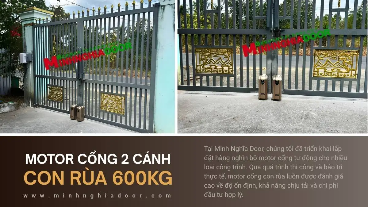 Motor cổng con rùa cho nhà phố Motor cổng con rùa cho nhà phố