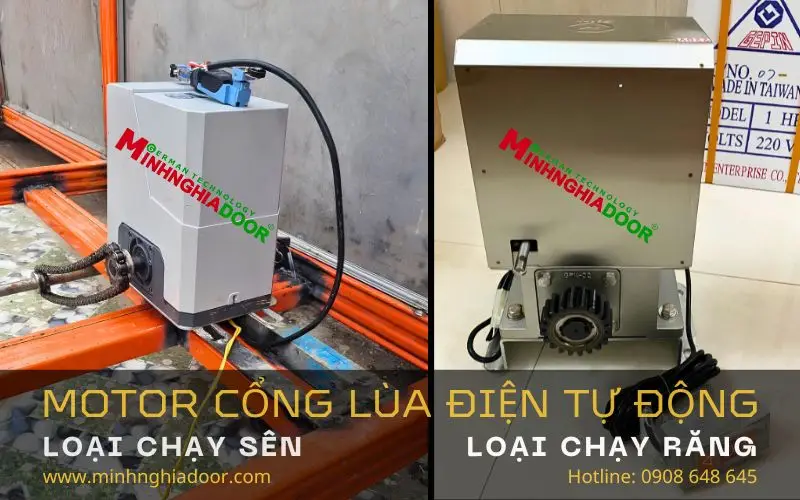 Motor cổng lùa điện Motor cổng lùa điện