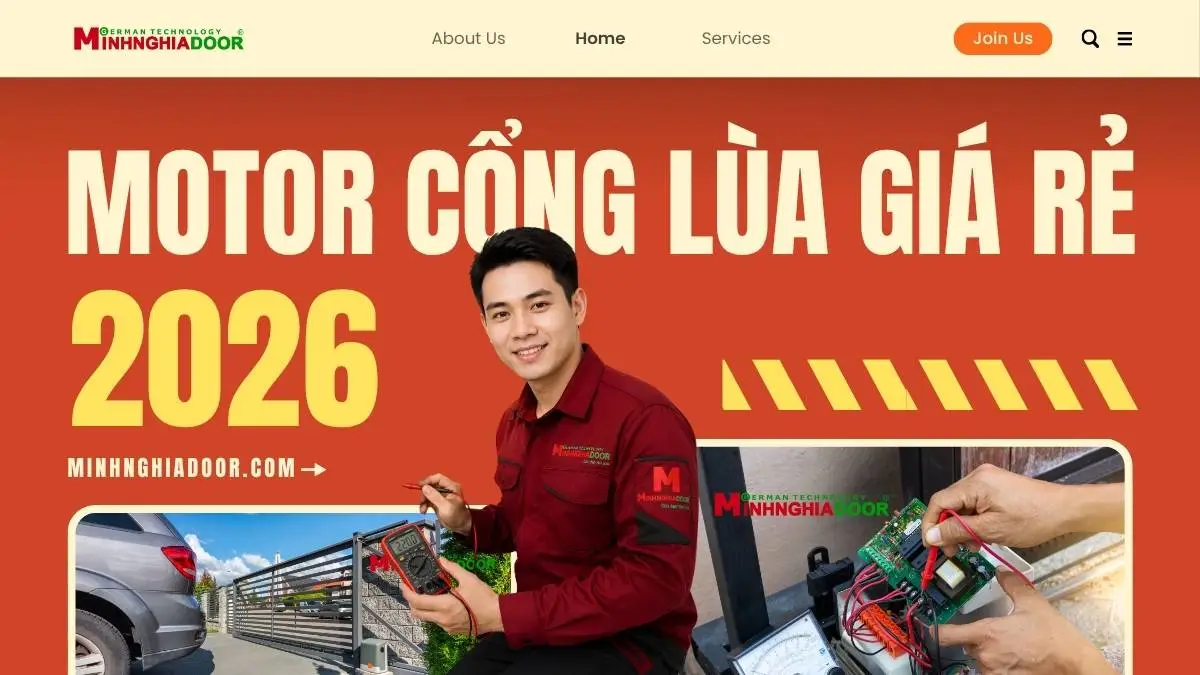 Motor cổng lùa giá rẻ 2026 Motor cổng lùa giá rẻ 2026