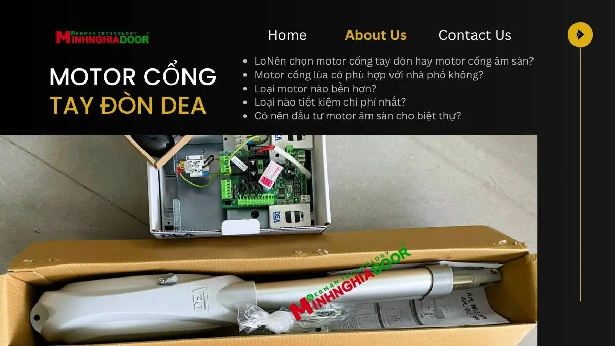 Motor cổng tay đòn Motor cổng tay đòn
