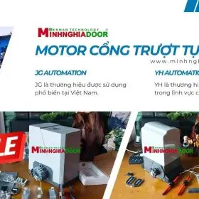 motor cong truot tu dong