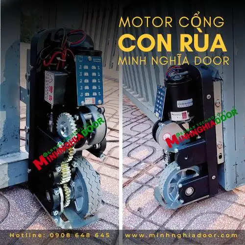 Motor cổng con rùa 5 motor cửa cổng con rùa