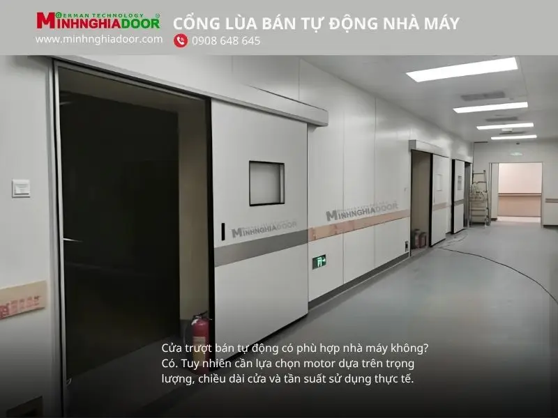 Cổng lùa bán tự động Cổng lùa bán tự động