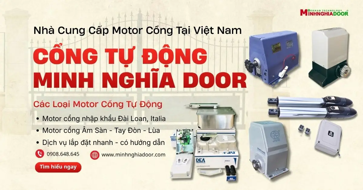 Cổng tự động Minh Nghĩa Door Cổng tự động Minh Nghĩa Door