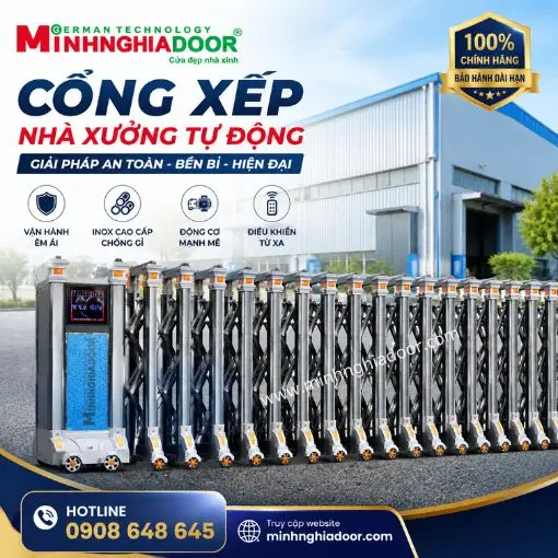 Cổng xếp tự động nhà máy - Ảnh 3