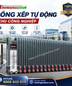 Giải pháp cổng xếp tự động cho khu công nghiệp và doanh nghiệp.