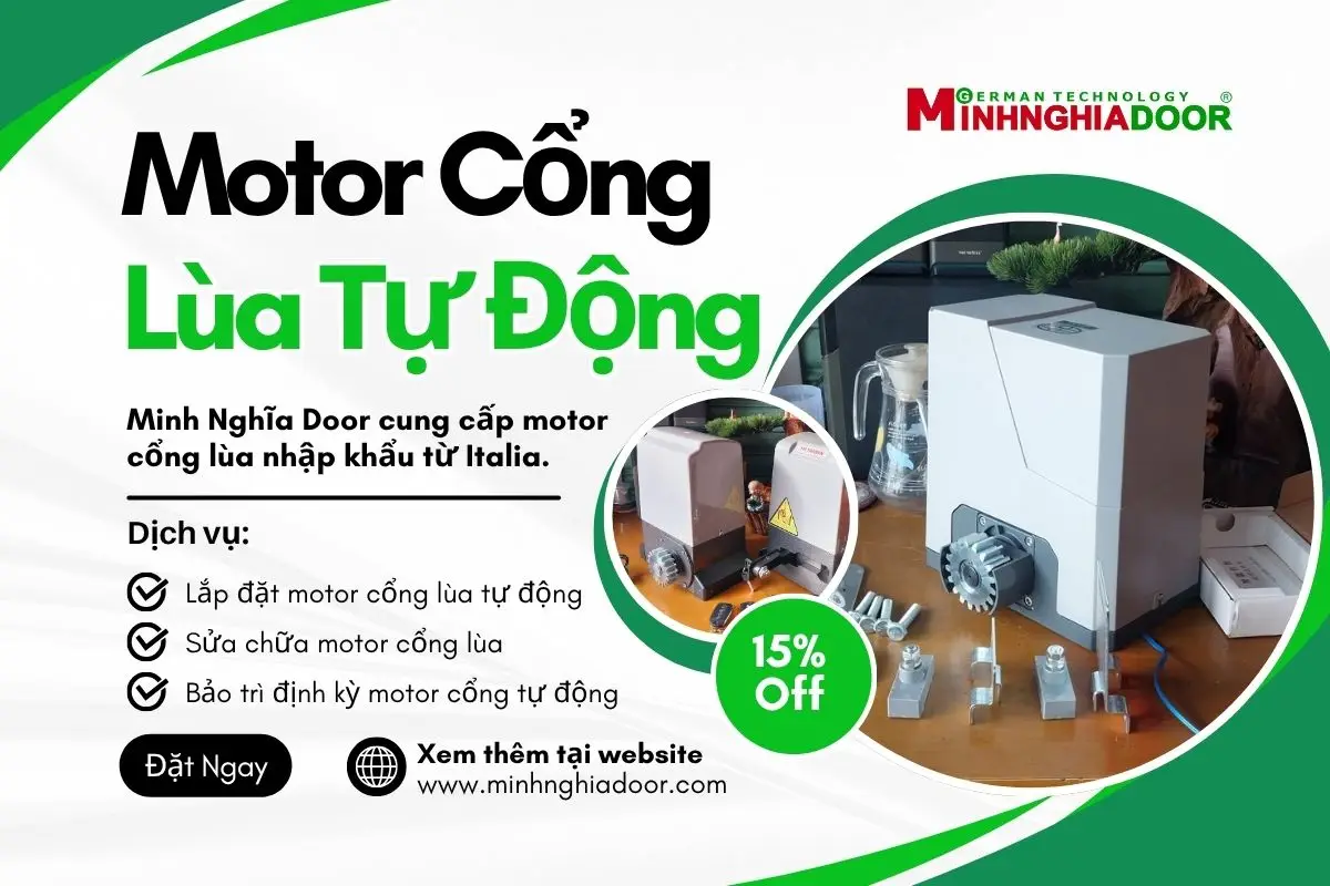 Motor cổng lùa tự động Motor cổng lùa tự động