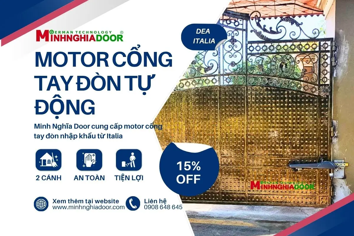 Motor cổng tay đòn tự động Motor cổng tay đòn tự động