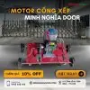 Cổng xếp tự động 10 motor cong xep 2026