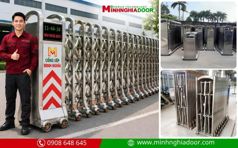 Cổng xếp Minh Nghĩa chính hãng Cổng xếp Minh Nghĩa chính hãng