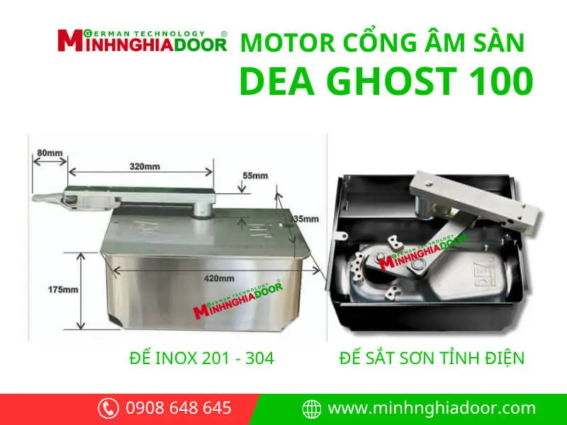 Motor cổng âm sàn DEA GHOST 100 Italia Motor cổng âm sàn DEA GHOST 100 Italia
