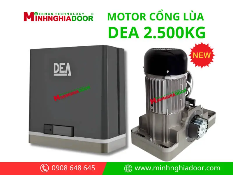 Motor cổng lùa Dea 2500kg tải cổng nặng Motor cổng lùa Dea 2500kg tải cổng nặng