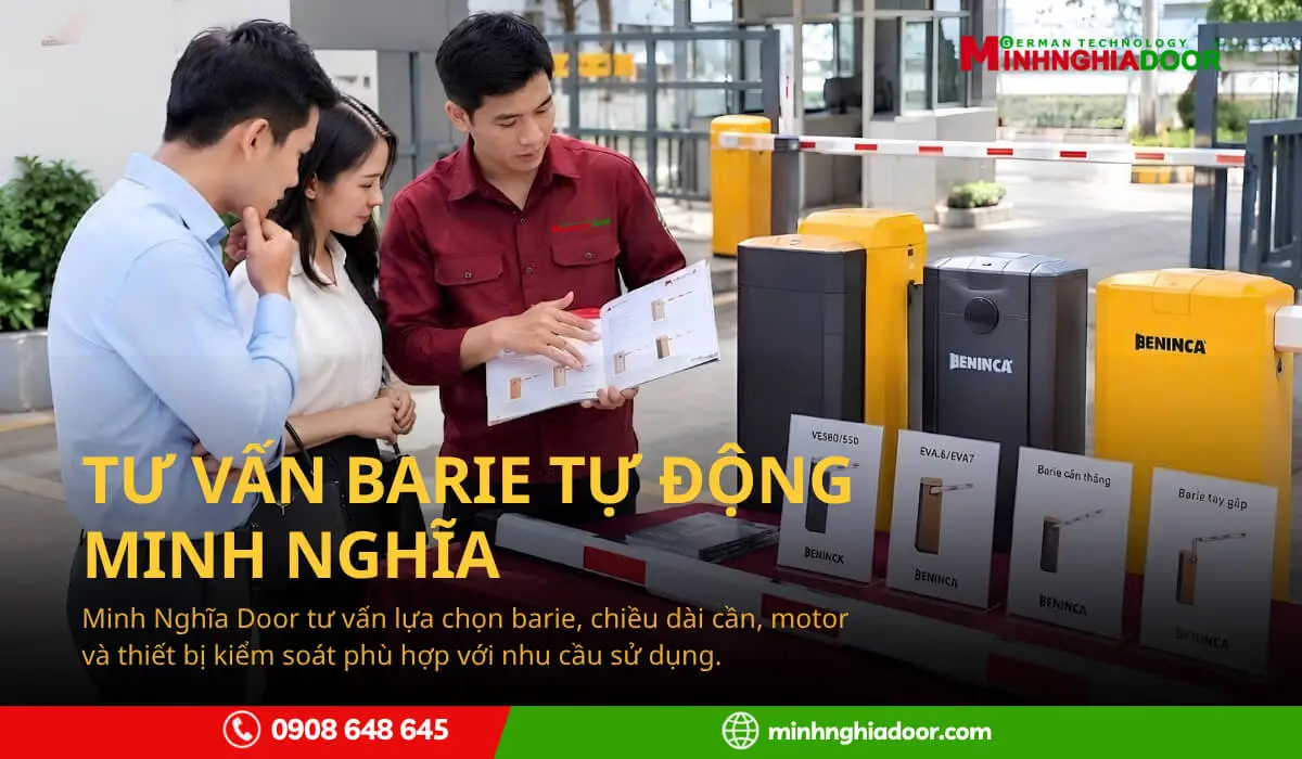 Tư vấn chọn barie tự động Minh Nghĩa Door